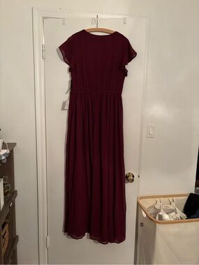 Lulu's Burgundy Maxi Dress